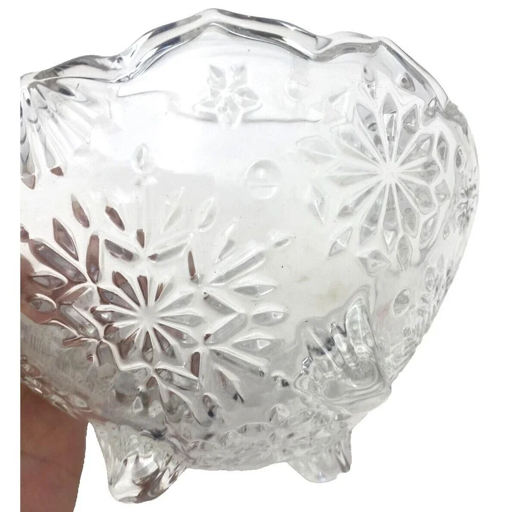 Mikasa Chrystal Snowflake Medley Votive 6 1/4